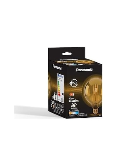 E27 Dim Edilebilir Filaman G125 Lamba 7w 630lm 2000k Gold