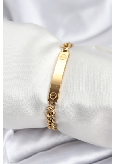 316l Çelik Gold Renk Yazı Yazmaya Uygun Kadın Bileklik Çok Renkli 49394576