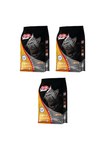 Energy Tavuklu Yetişkin Kedi Maması 3 x 1 KG
