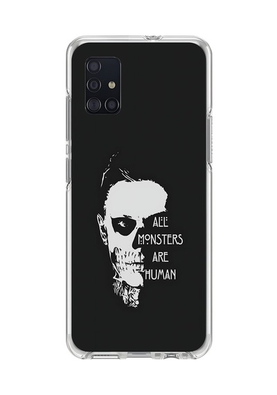 Samsung Galaxy A51 Uyumlu Şeffaf Kılıf American Horror Story Tasarımlı
