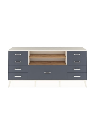 Arges Konsol 2 Raflı 9 Çekmeceli 176x30x83 Aytaşı-çam/antrasit Çam/antrasit Arges Konsol 2 Raflı 9 Çekmeceli 176x30x83 Aytaşı-çam/antrasit Çam/antrasit