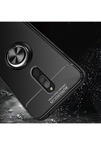 Xiaomi Redmi 8 Kılıf Yüzüklü Magnetli Ravel Case