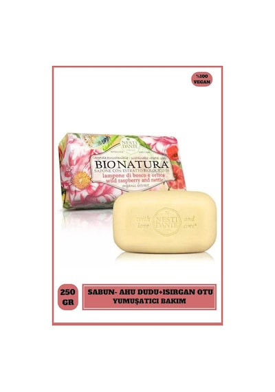 Nesti Dante Sabun Bionatura Ahududu ve Isırgan Otu Vegan Bakım 250 G