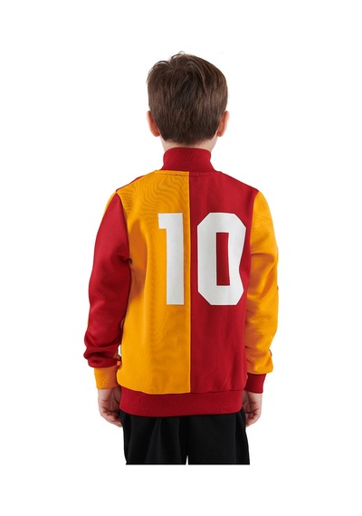 Gsstore Galatasaray Metin Oktay Çocuk Ceket C88102 Sarı - Kırmızı