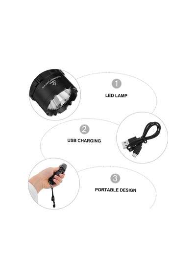 Usb Şarjlı Su Geçirmez El Feneri Yüksek Lumenli Led Işık Kamp Ve Avcılık Için Uygun Dayanıklı Alüminyum Gövde Geniş Açılı Görüş Açısı Ile Gece Güvenliği Enerji Sınıfı A++ Siyah Usb Şarjlı Su Geçirmez El Feneri Yüksek Lumenli Led Işık Kamp Ve Avcılık Için Uygun Dayanıklı Alüminyum Gövde Geniş Açılı Görüş Açısı Ile Gece Güvenliği Enerji Sınıfı A++ Siyah