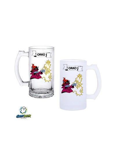 Heman Orko Kulplu Bira Bardağı Buzlu Veya Şeffaf Seçenekli 0297