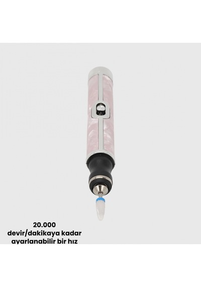20.000 Rpm Usb Şarjlı Elektrikli Tırnak Törpüsü 4 Hızlı Oje Sökme Ve Bakım Cihazı