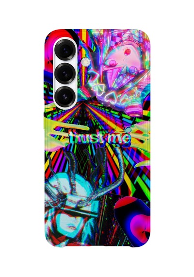 Samsung Galaxy S25 Plus Uyumlu Baskılı Şeffaf Telefon Kılıfı Koleksiyon: Neondream District 10