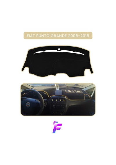 Fıat Punto Grande 2005-2018 Uyumlu Torpido Örtüsü Araca Özel Üretim Kolay Montaj Tb43