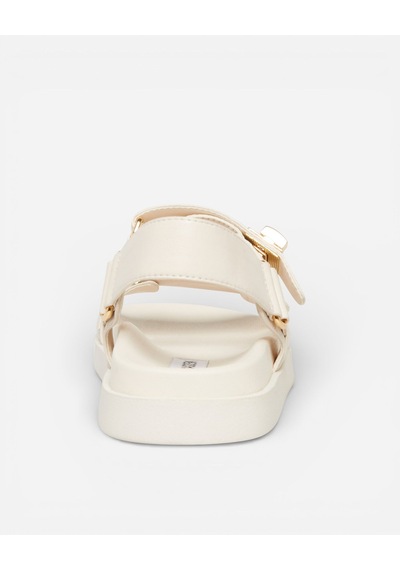 Steve Madden Mona Bone Kadın Bone Leath Sandalet Mona Bone Krem