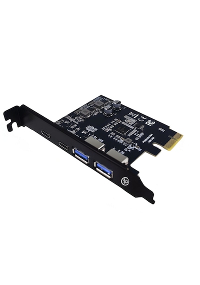 Npo 2ac 4 Portlu 2x Type-c Ve 2x Usb 3.0 5gbps Pcı-e Genişletme Kartı