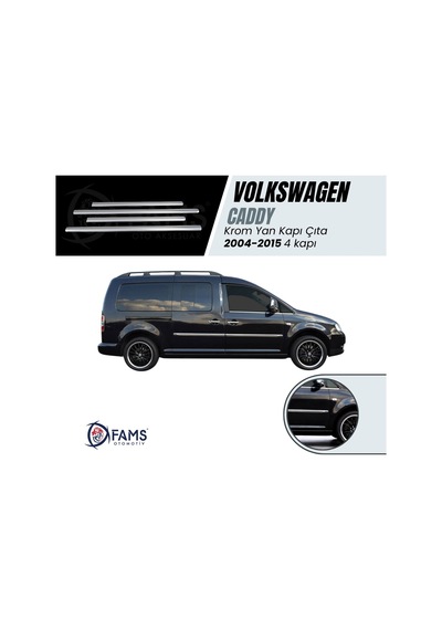 Vw Caddy Krom Yan Kapı Çıtası 4 Kapı 2004-2015 P.çelik