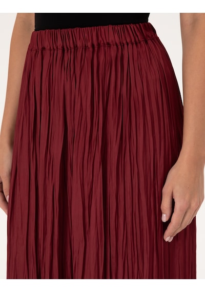 Pierre Cardin Kadın Vişne Etek Dokuma 50315695-vr223 Vişne