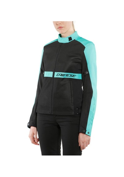 Dainese Ribelle Air Black Acqua Green Kadın Tekstil Mont Siyah - Yeşil