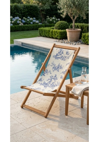Toile Azure Şezlong Çok Renkli