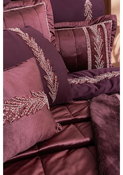 Elart Lady 11 Parça Taşlı Çeyiz Seti Bordo