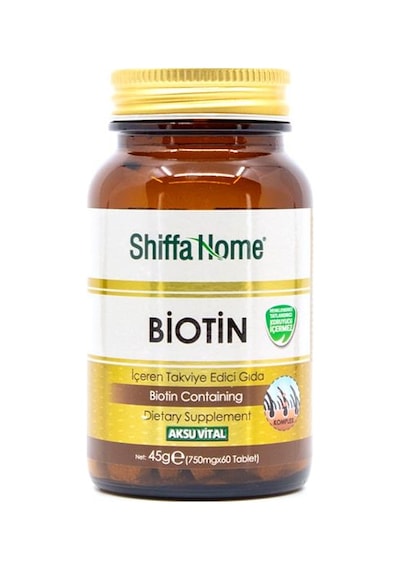 Biotin 60 Tablet B7 Vitamin