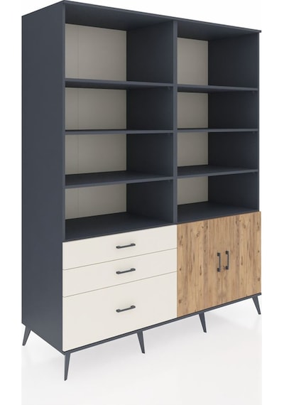 Kronos Gardrop 9 Raflı 3 Çekmeceli 2 Kapaklı 176x59x221 Antrasit-çam/aytaşı Çam/aytaşı Kronos Gardrop 9 Raflı 3 Çekmeceli 2 Kapaklı 176x59x221 Antrasit-çam/aytaşı Çam/aytaşı