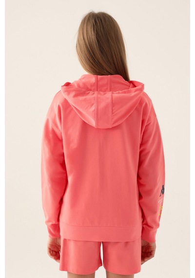 Kappa Wear Neon Pembe Kız Çocuk Sweatshirt 5274-43481 Pembe