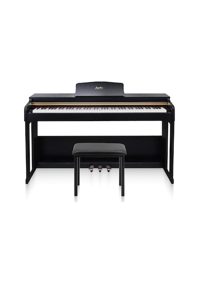 Jwin Sapphire Sdp-214 Çekiç Aksiyonlu 88 Tuşlu Dijital Piyano + Tabure - Siyah