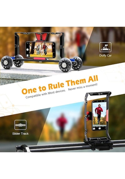 Tüm Cep Telefonları İle Uyumlu U Rig Cage Kafes Stabilizer , Mini Tripod Ve 2 Adet 64 Led Light