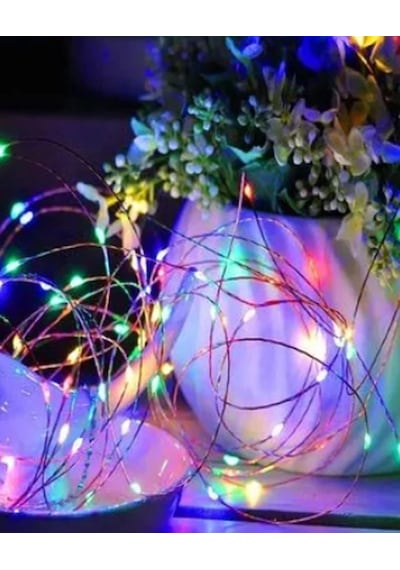 Rgb Peri Led 3 Metre Renkli Dekoratif Aydınlatma Süsleme Parti Led Işık Yılbaşı Süsleme Dekorasyon Işığı Şerit