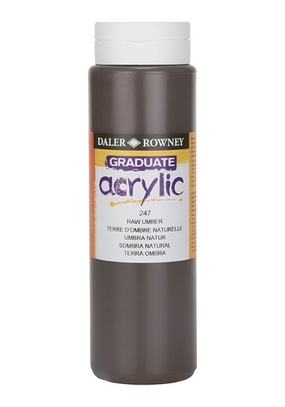 Daler Rowney Graduate Akrilik Boya 500Ml 247 Raw Umber