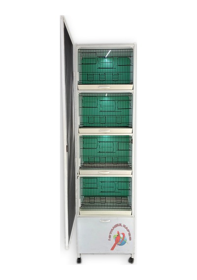 İstanbul Kafes Model 1D Pvc Kuş Dolabı