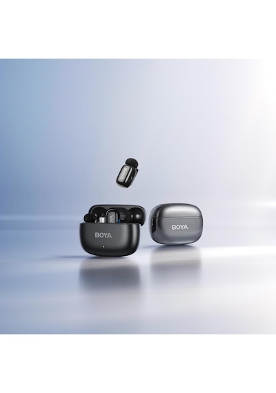 Boya Mini 2 Aı Kablosuz Yaka Mikrofonu Type-c Mat Siyah - Sku02