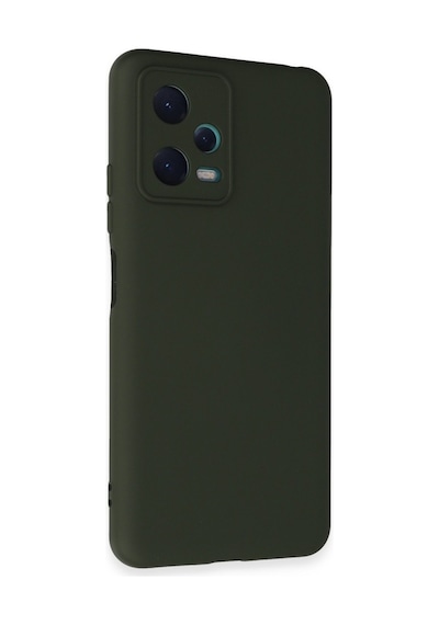 Redmi Note 12 5g Kılıf Nano İçi Kadife Silikon - Koyu Yeşil Bz8683140591786
