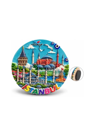 Magicool İstanbul Temalı Polyester Magnet Alk5863