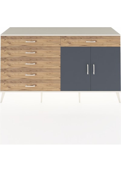 Hyperion Konsol Tek Raflı 6 Çekmeceli 2 Kapaklı 176x44x99 Aytaşı- Aytaşı-antrasit/çam Hyperion Konsol Tek Raflı 6 Çekmeceli 2 Kapaklı 176x44x99 Aytaşı- Aytaşı-antrasit/çam