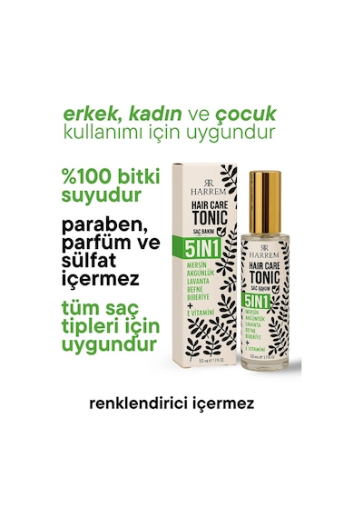 3 Adet Harrem Saç Bakım Toniği 5'in 1