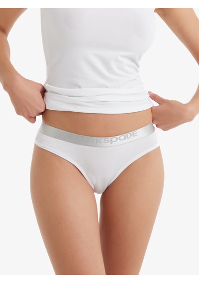 Blackspade Kadın Slip Külot Silver 1620 - Beyaz