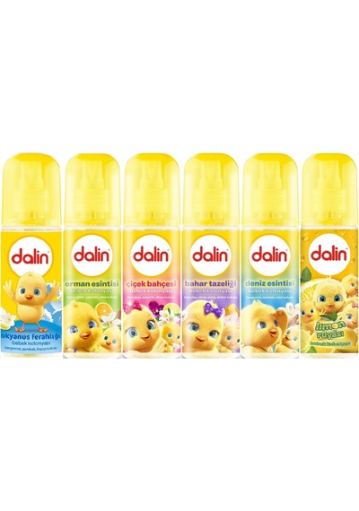 Dalin Bebek Kolonyası 150 Ml Karma 6'Lı Set
