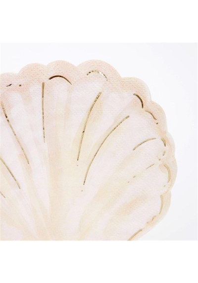 Meri Meri - Shell Napkins - Deniz Kabuğu Peçete