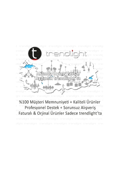 Trendylight Berfin Sarı Renkli Tekli Avize