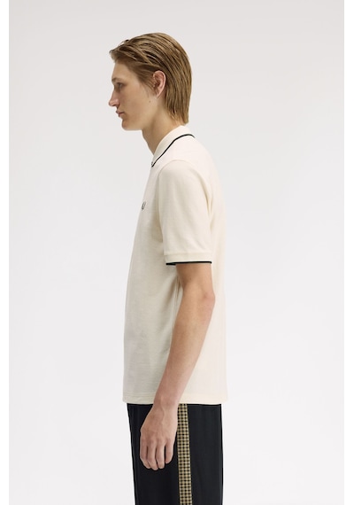 Fred Perry M2383 Crepe Pique Erkek Polo Tişört Ekru
