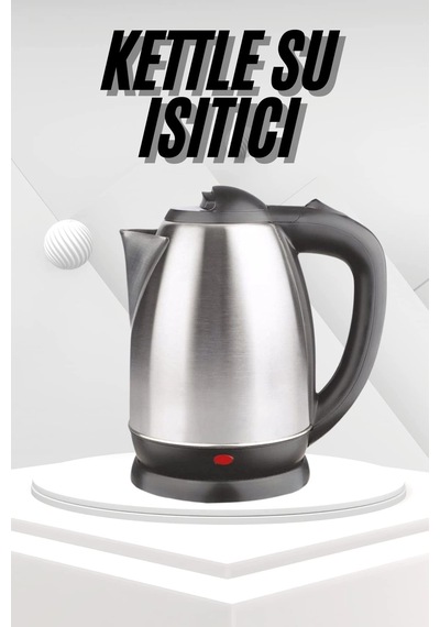 Mey İthalat Yeni Nesil Saplı Uzun Ömürlü Paslanmaz Çelik Su Isıtıcı Kettle Çok Renkli