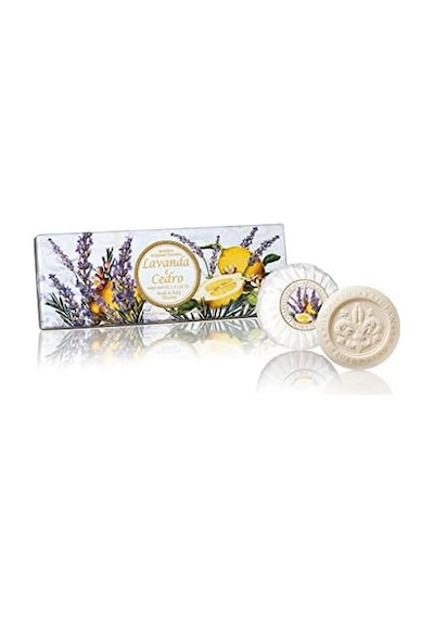Saponificio Artigianale Fiorentino Sabun 3x100 Gr - Lavender And Cedar