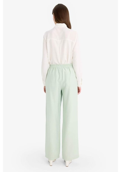 DeFacto 	Wide Leg Basic Düz Geniş Paça Pantolon E7979AX25SMGN1181