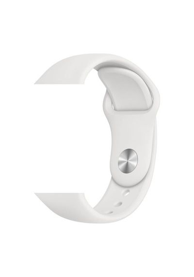 Ayrex Uyumlu 42mm Spor Görünümlü Krd-94 Silikon Kordon Beyaz