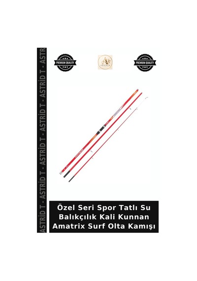 Özel Seri Spor Tatlı Su Balıkçılık Kali Kunnan Amatrix Surf Olta Kamışı 420cm