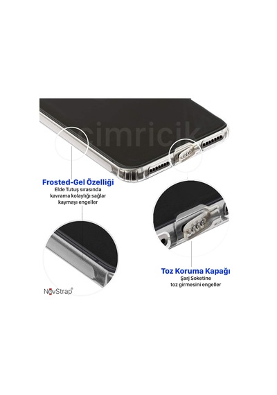 Apple Uyumlu iPhone 14 Pro Max Kilif 6.7 Kamerayi Tam Kapatan Seffaf Tipali 556417196