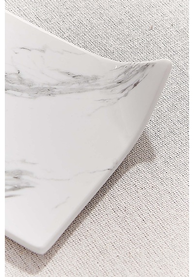 Pasabahce Marble Porselen Mini Servis Tabağı 10 Cm - 1 Adet Cok Renkli