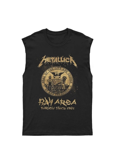 Startmore Adrift Metallica Kesik Kol Tişört Kolsuz T-shirt Bkt5673 Siyah