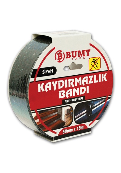 Bumy Merdiven Kaydırmazlık Bandı 50mm X 15mt Siyah