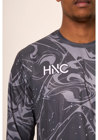 Hnc Sport Kinetic Erkek Çocuk Ve Yetişkin Uzun Kollu Kaleci Forması Siyah