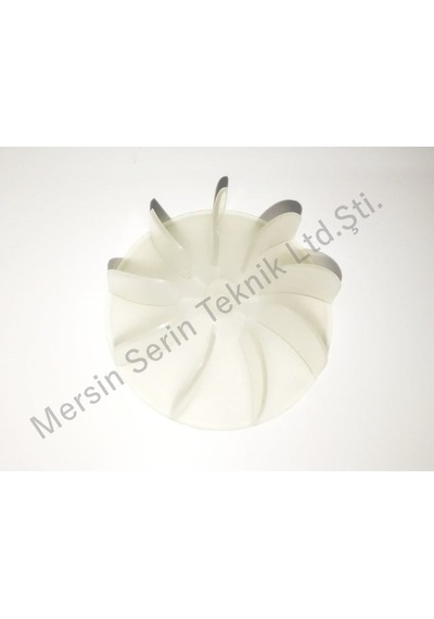 Sern Profesyonel Kuaför Fön Makinesi Pervanesi 4,5 Mm Vidasız Şeffaf 5 Kanat Yedek Fan