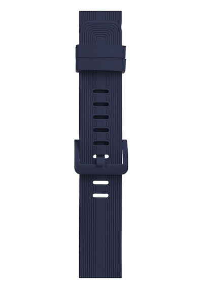 Watch 38mm Kr408 Çizgili Silikon Kordon - Lacivert